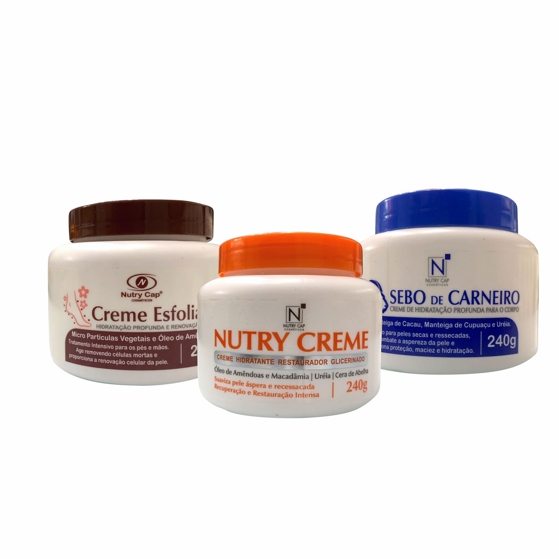 Kit de Cremes Combate a desidratação e secura