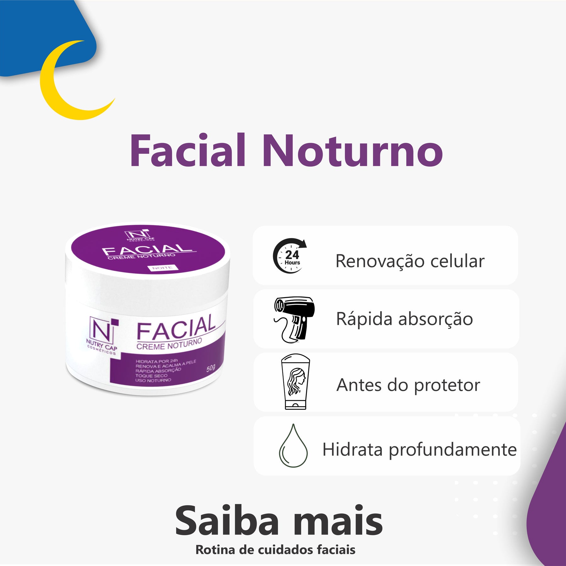 Creme Facial Noturno 50g