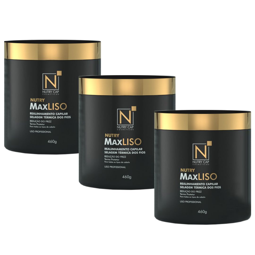 Kit 3 Selante Max Liso - Nutry Cap