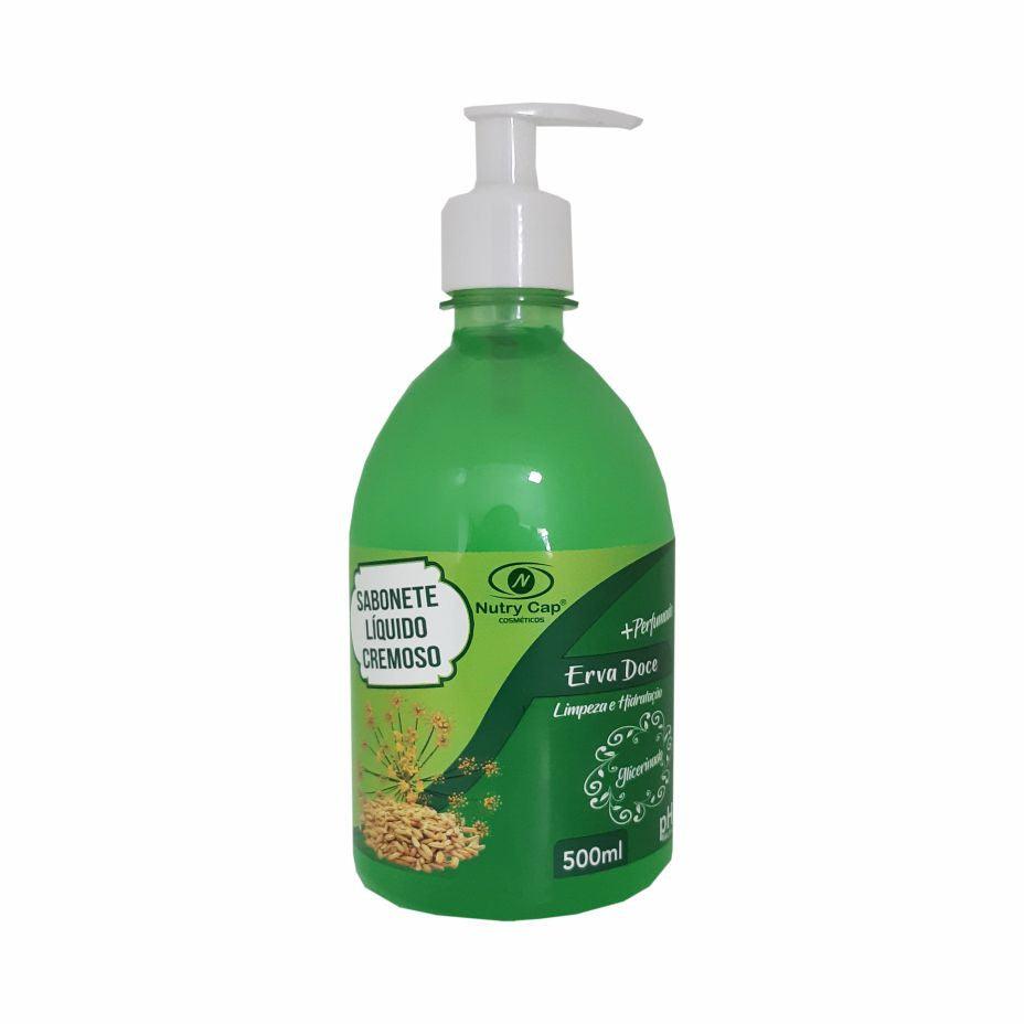 Sabonete líquido erva doce Nutry Cap 500ml