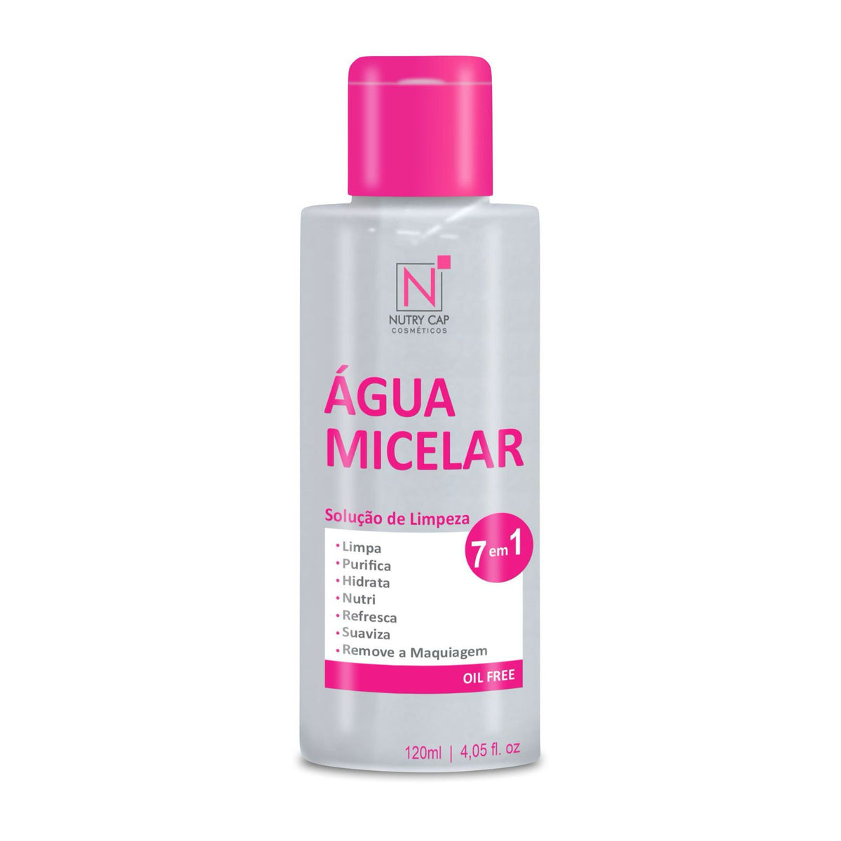 Água Micelar 7 em 1 Nutry Cap  120ml