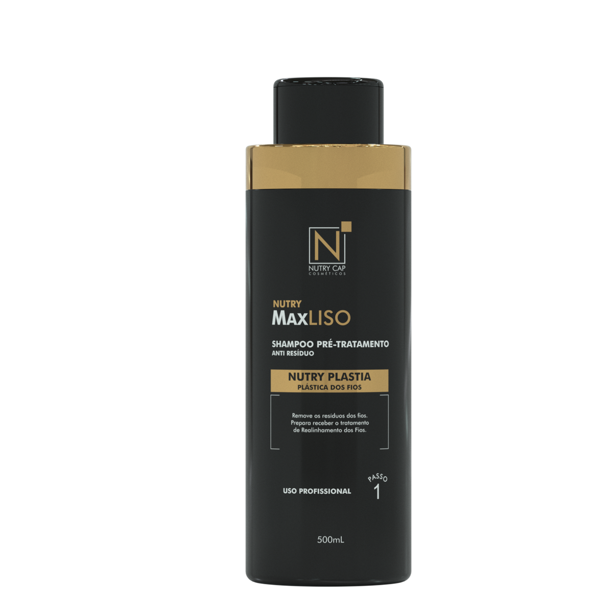 Shampoo Antiresíduo Max Liso Passo 1 -  500ml