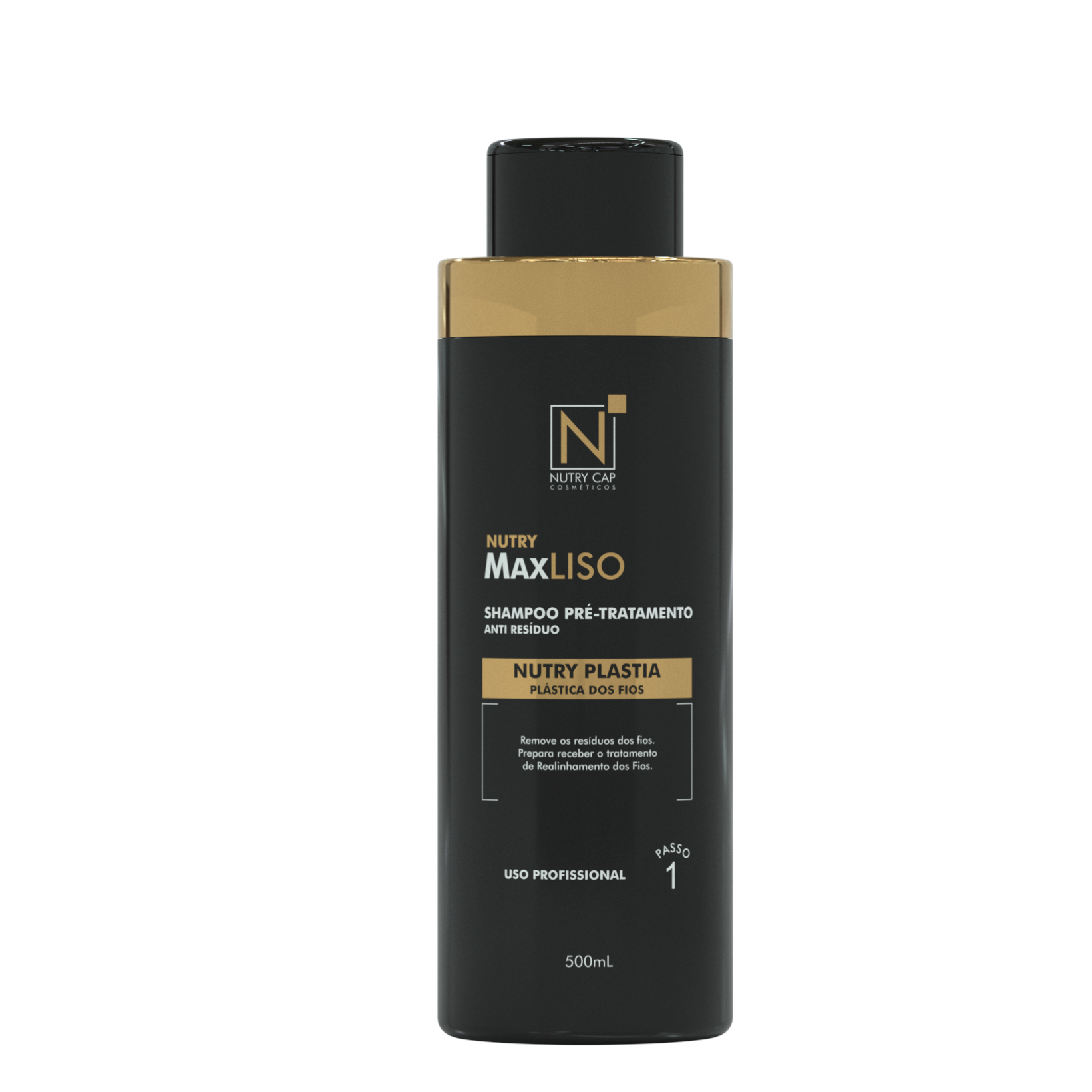 Shampoo Antiresíduo Max Liso Passo 1 -  500ml