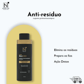 Shampoo Antiresíduo Max Liso Passo 1 -  500ml