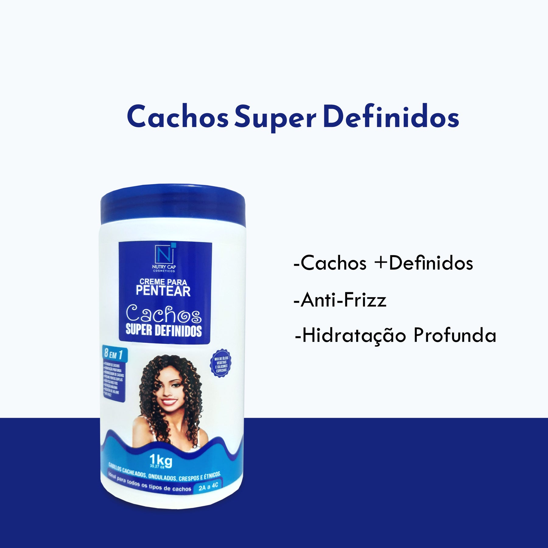 Creme para Pentear Cachos Super Definidos 1Kg