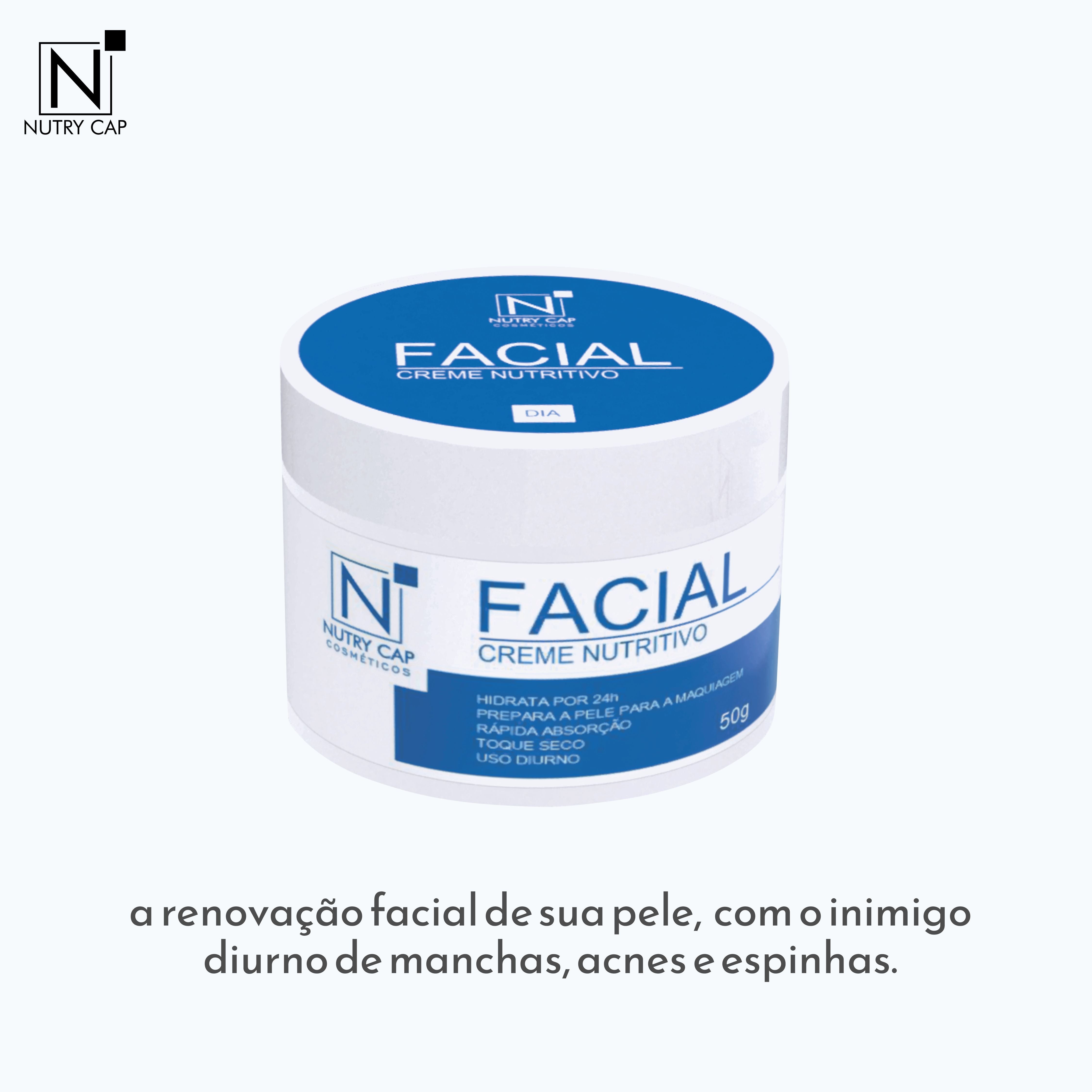 Creme Facial Diurno 50g – Nutry Cap
