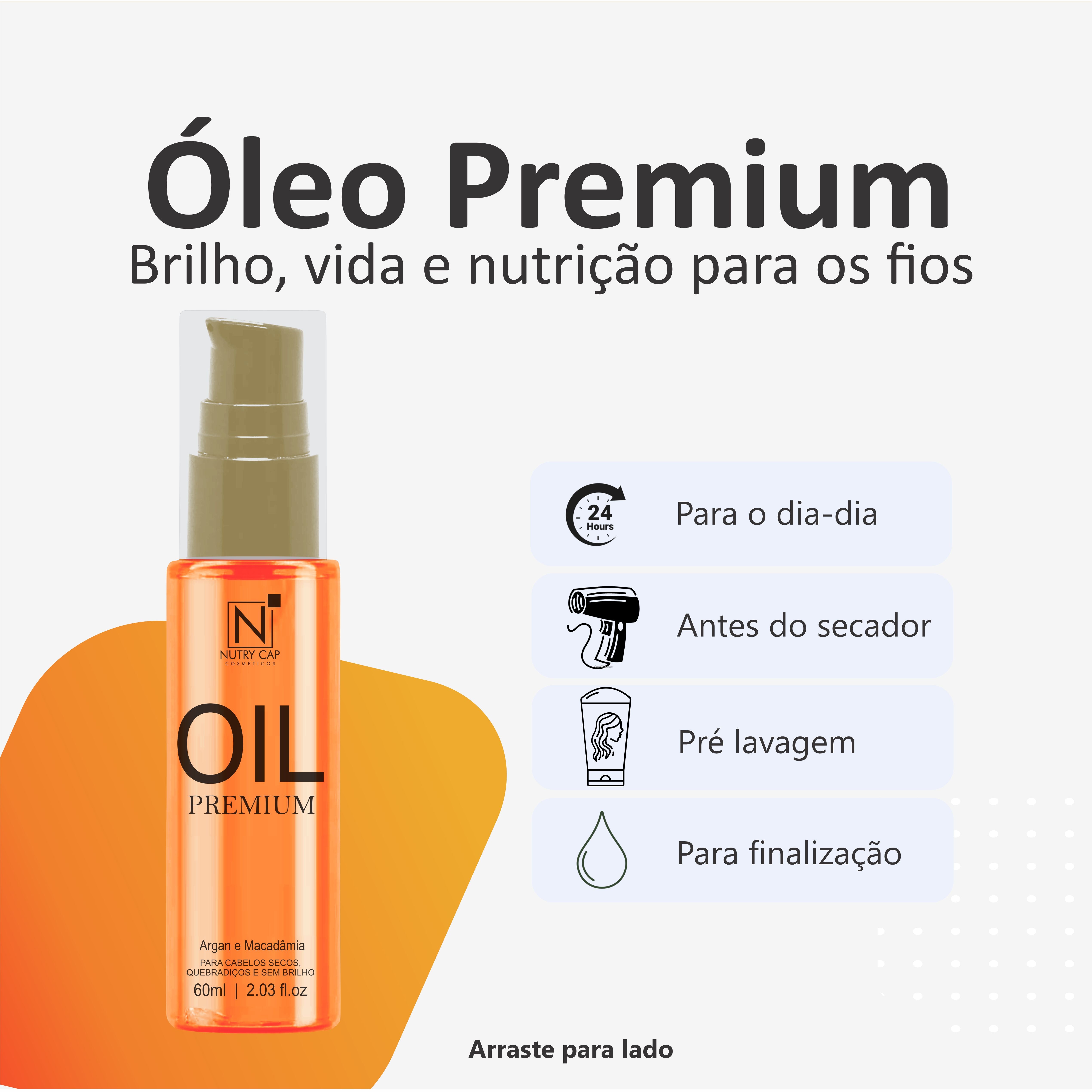 Kit com Óleos Capilares  Premium - Capadocia - Mistic
