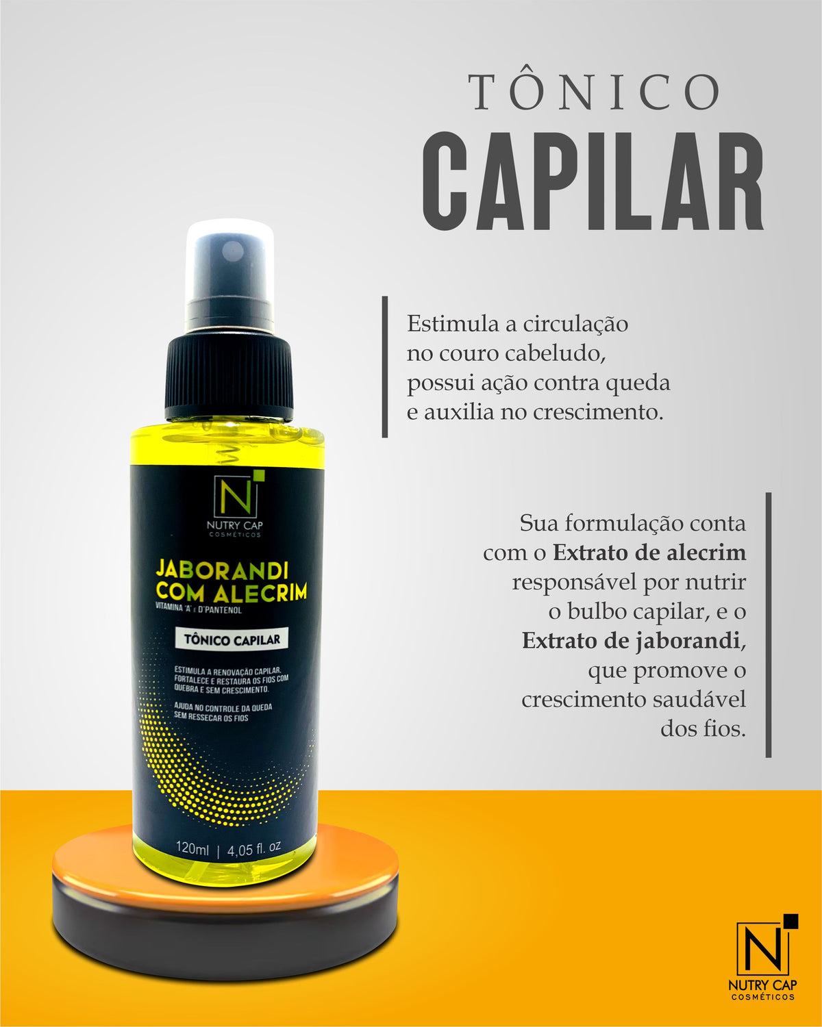 Tônico Jaborandi com Alecrim 120ml