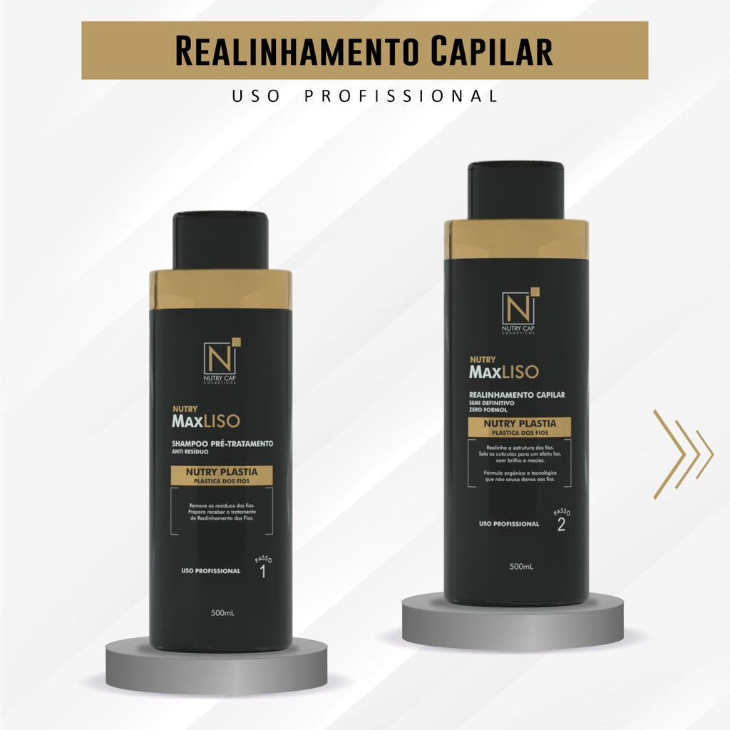 Plástica dos Fios Max Liso Passo 2  - 500ml