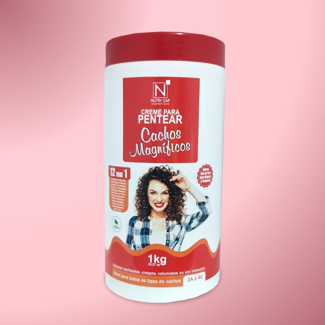Creme para Pentear cachos magníficos Nutry Cap 1kg