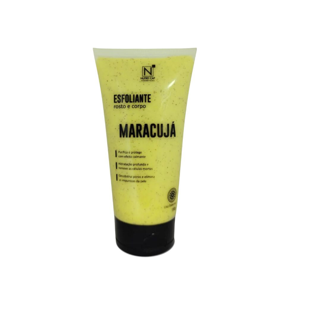 Esfoliante de Maracujá Corpo e Rosto 150g da Nutry Cap