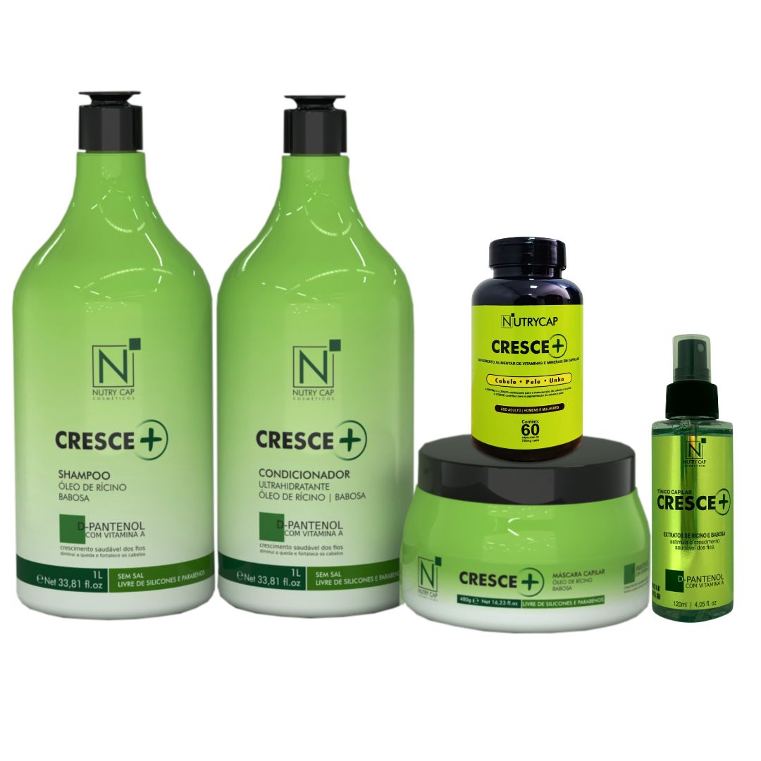 Kit Cresce+ #6 Crescimento Capilar e Controle de Queda