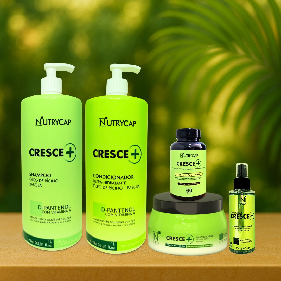 Kit Cresce+ #6 Crescimento Capilar e Controle de Queda