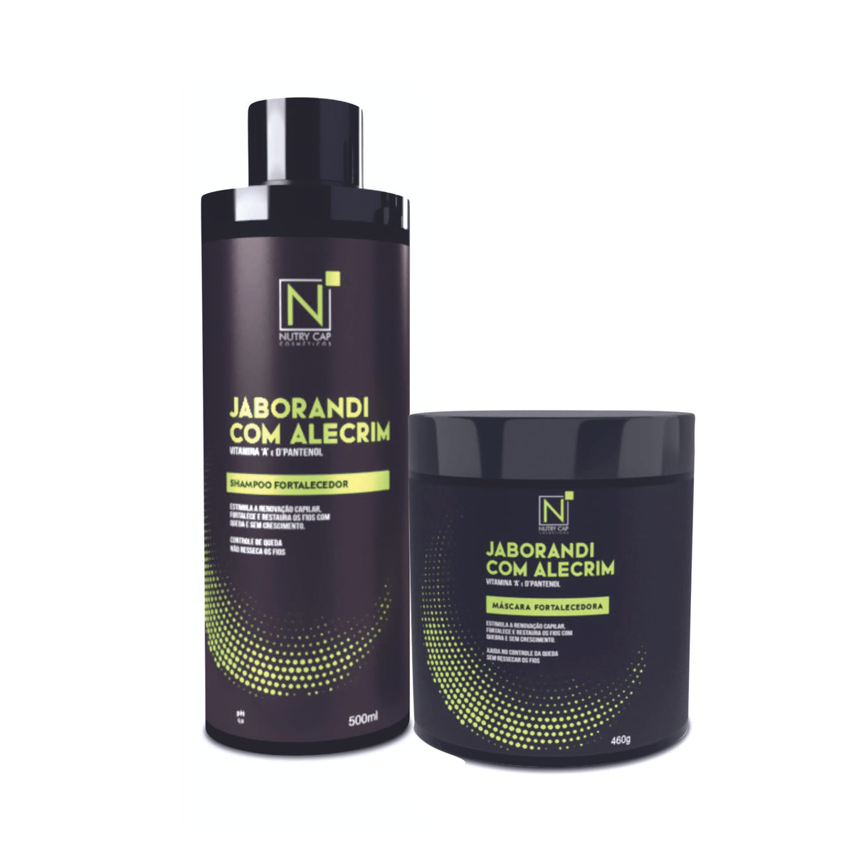 Kit Shampoo e Máscara Jaborandi da Nutry Cap