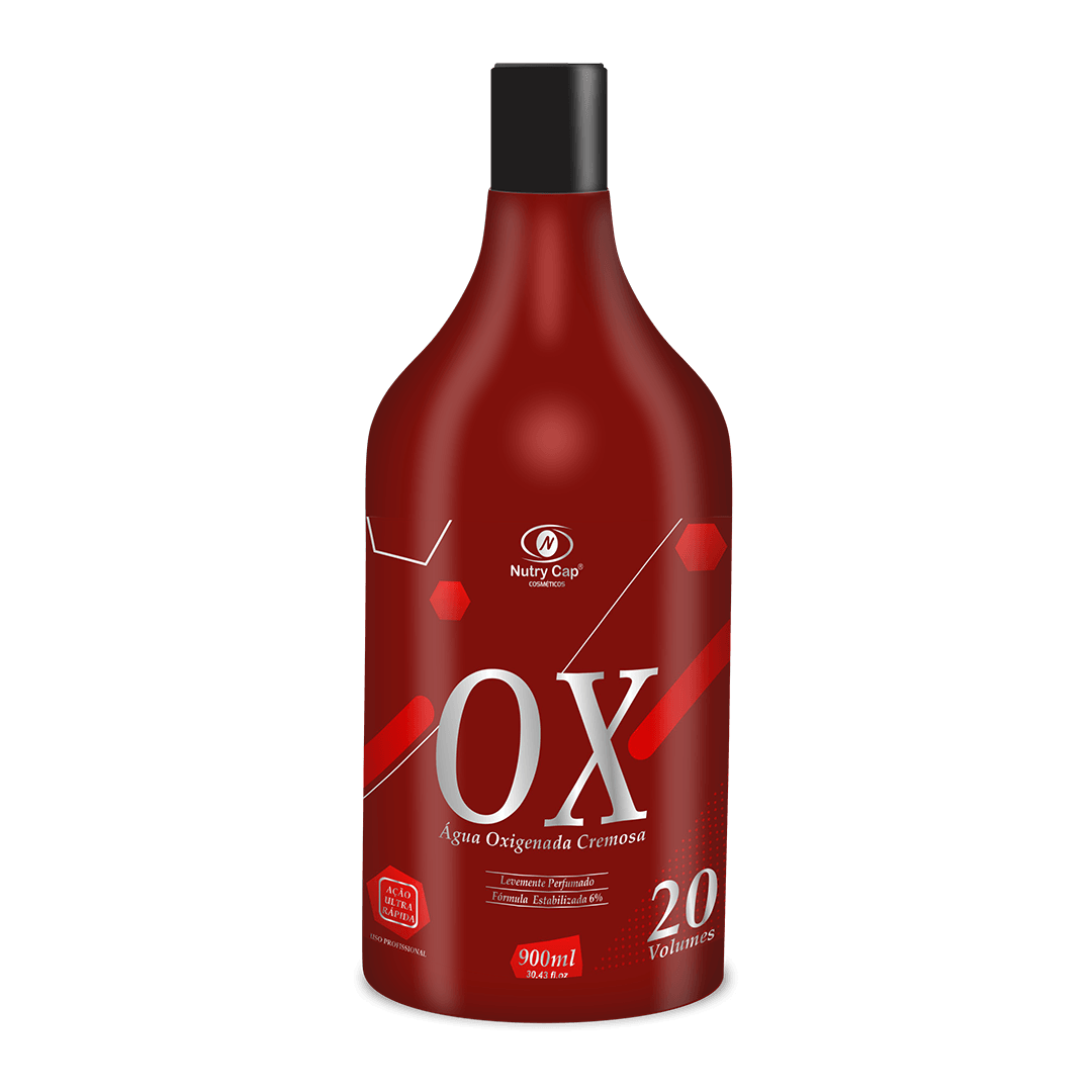 Água Oxigenada Cremosa 20 Volumes OX 900ml