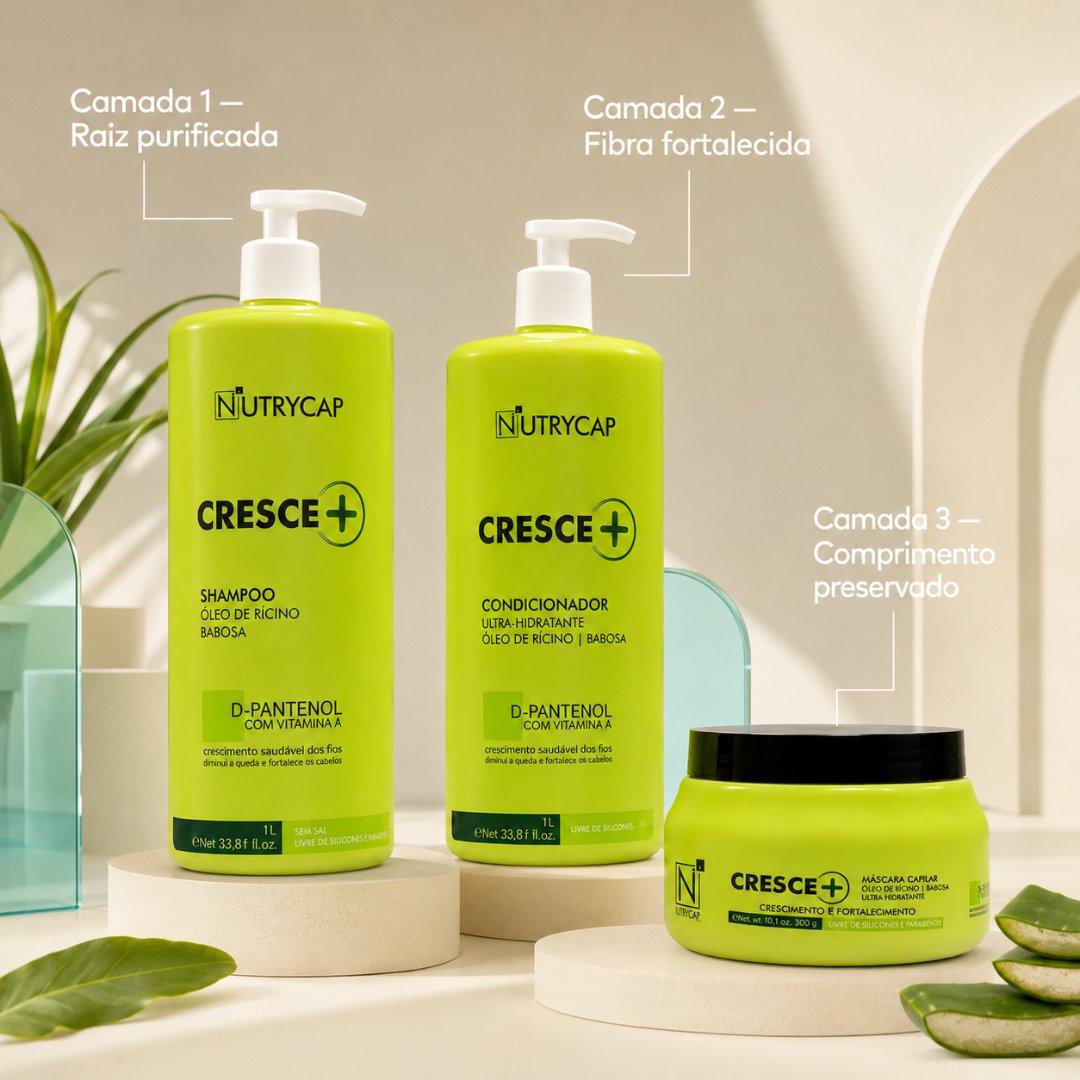 Kit Cresce+ #3 Sistema Força & Crescimento em 3 Etapas